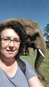 Mummy with an elephant